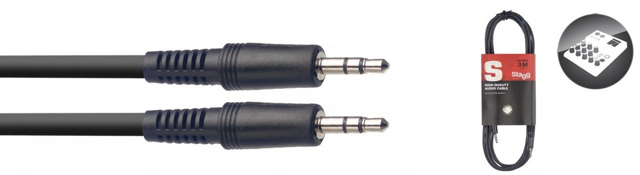 Stagg 18657 3.5 m Stereo Mini-Phone Plug Cable