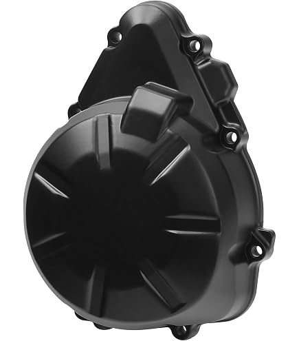 Black Aluminum Left Crankcase/Stator Cover For Kawasaki Z900/Z900 ABS (2017-2024)