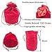 5 Assorted Colors Polyhedral Dice Set for Dungeons and Dragons DnD Pathfinder RPG Role Playing Games with Red Drawstring Dice Bag (Total 5 Sets)