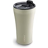 Sttoke The Mossy Meadows Classic with Leakproof Lid Mousse Taupe Tumbler, 12 oz. Capacity