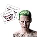 SS Joker / Mr. J Face & Hand Temporary Tattoos - Two Sets