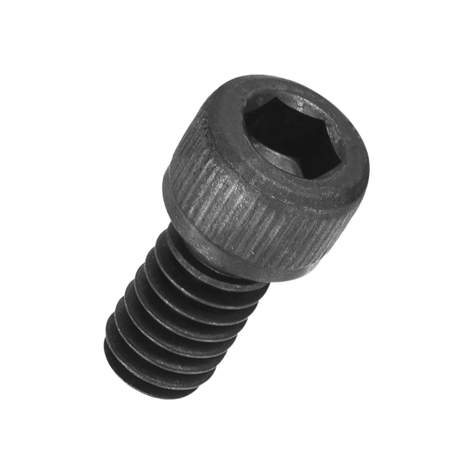 Kozelo 25pcs Socket Head Cap Screws - [1/4"-20 x 1/2"] Alloy Steel Black Oxide Grade 12.9 Internal Hex Screw for 3D Printer Furniture Industrial Use, Black