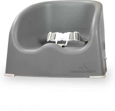 Bebeconfort Essential Booster Seat Baby High Chair Warm Grey 6m-3y