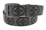 Jessie's Vintage Western Casual Full Grain Leather Jean Belt for Women