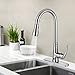 Motion Sensor Kitchen Faucet with Sprayer - Brushed Nickel No Touch Touchless Faucets Stainless Steel Single Handle Spot Resist by BOHARERS