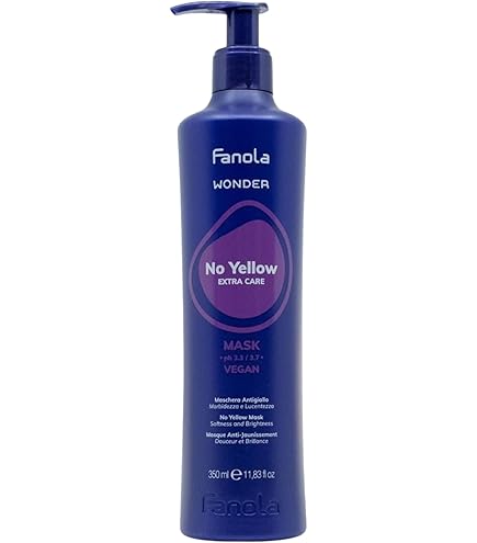 Fanola Wonder No Yellow Shampoo - Vegan Purple Toning Hair.