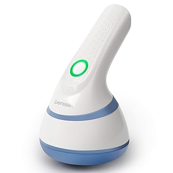 berssen Fusselrasierer Elektrisch Fusselentferner mit 180 ° drehbarer Handgriff und extra starkem Motor für Kleidung, Wolle S
