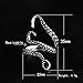 Most Beloved Vintage Titanium Steel Octopus Tentacles Black S-Shaped One Size Opening Ring