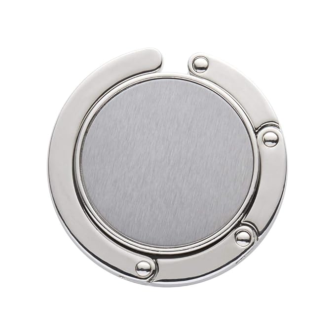 Handtaschenhalter mit ausklappbarem Haken – Standard – Taschenhaken aus Metall – Geschenk-Idee für Frauen