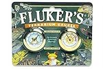 Fluker's Round Thermometer/Hygrometer Combo Pack for Reptiles