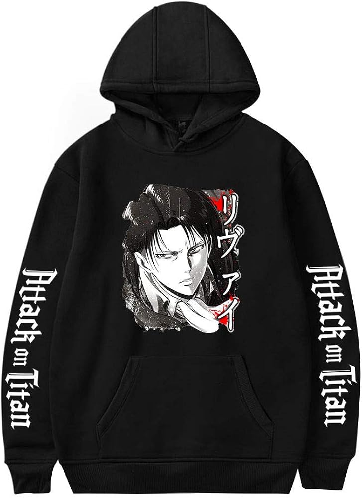 Attack on Titan Hoodie Levi·Ackerman Jacket Harajuku