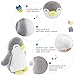 WEWILL Penguin Stuffed Animals Squeezable Plush Penguin Toys Gift for Kids on Christmas Birthday Festive Occasions, Gray, 12 inch