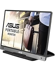 ASUS ZenScreen 15.6” 1080P Portable USB Monitor (MB16AH) - Full HD, IPS, USB Type-C, Speakers, Micro-HDMI, Flicker Free, Blue Light Filter, Tripod Mountable, Anti-Glare Surface, Protective Sleeve