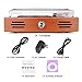 MUSITREND Mini Stereo Turntable 3 Speed Record Player with Built-in Speakers, Vinyl to MP3 Recording, RCA Line Out, Natural Wood