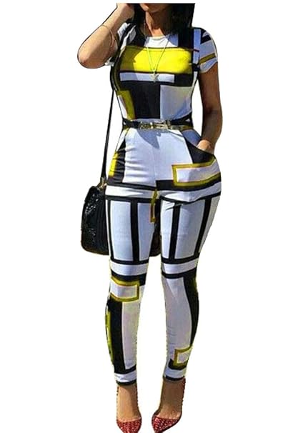 yellow bodycon jumpsuit