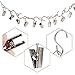 Teenitor 60pcs Party Light Hanger, Gutter Hangers for Lights, Curtain Clips Hanging Clamp Hooks Hanger Clips for Curtain Photos String Party Lights Awning Curtain Home Decoration Art Craft