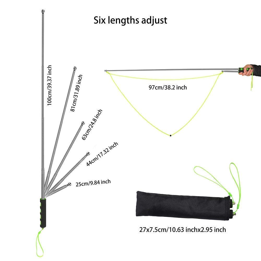 Bubble Wand Giant Bubble Wand For Kids Adult-Stainless Steel Made Telescopic Design Easy Carrying For Bubble Party Favors Summer Toy