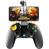 Moblie Game Controller for PUBG Fotnite, Megadream Wireless Key Maping Gamepad Turbo Combo Cross Key Button Backlight Joystick, for iOS Android iPad, Shooting Racing Fighting Game - No Platform