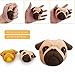 Jumbo Slow Rising Squishies Charms Kawaii Squishies Cream Scented Toys For Kids and Adults (Pug Dog)