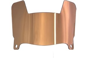 DUTYBOD Mini Football Helmet Visor Clear with Clips Universal Fit for Collectors and Display