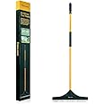 Bulunow Artificial Turf Rake, 55" Long Whole-Piece Pole No Broke Design - Garden Hand Broom Rake for Easy Quick Remove Leaves, Debris, Shrubs, Pet Hairs.. from Turf, Lawn, Synthetic Grass, Carpet