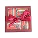 The Gift House Coffee Gift Set - Coffee Gift Basket, Coffee Sampler Gift Set, Ground Coffee Gift Box, Freshly Ground Coffee, 4 Piece Variety Set, Coffee Gifts (Burgundy)