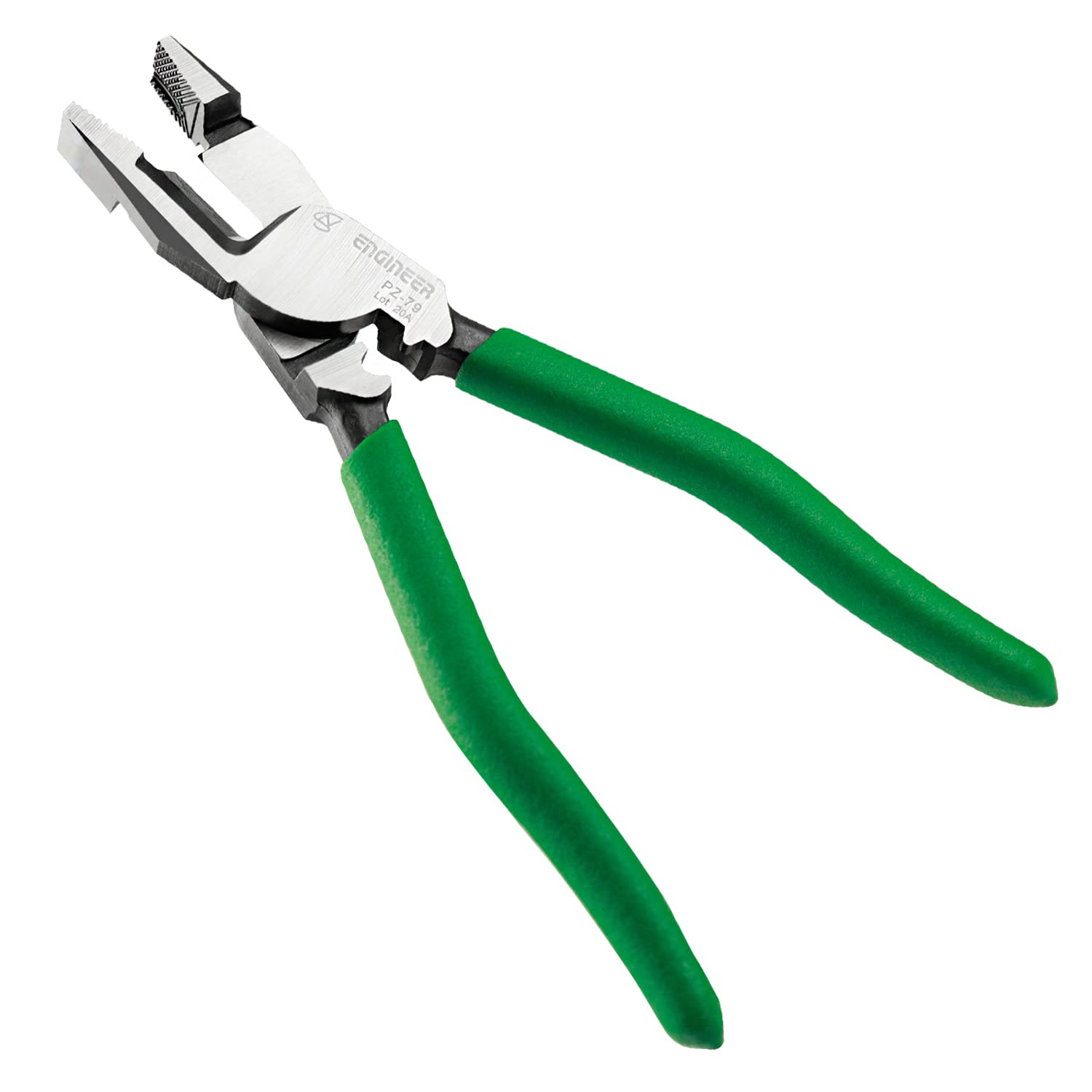 Screw-Removal & GRIPPING Pliers with Integrated Cable Shears Cutting Jaws ENGINEER PZ-79 VA NEJISAURUS