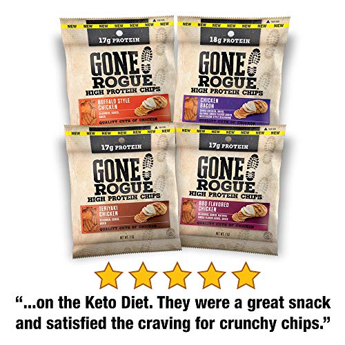 Gone Rogue High Protein Chips, Low Carb, Gluten Free, Keto Friendly