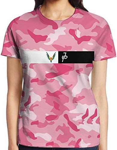 JP And LP Logan Paul Jack Women's Short Sleeve Tee Full 3D Graphic Printed Casual T-Shirt (100% Cotton) For Girls Youth White