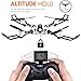 SIMREX X500 Drone RC Quadcopter Altitude Hold Headless RTF 3D 360 Degree Flips & Rolls 6-Axis Gyro 4CH 2.4Ghz Remote Control Helicopter Height Hold Steady Super Easy Fly for Training.