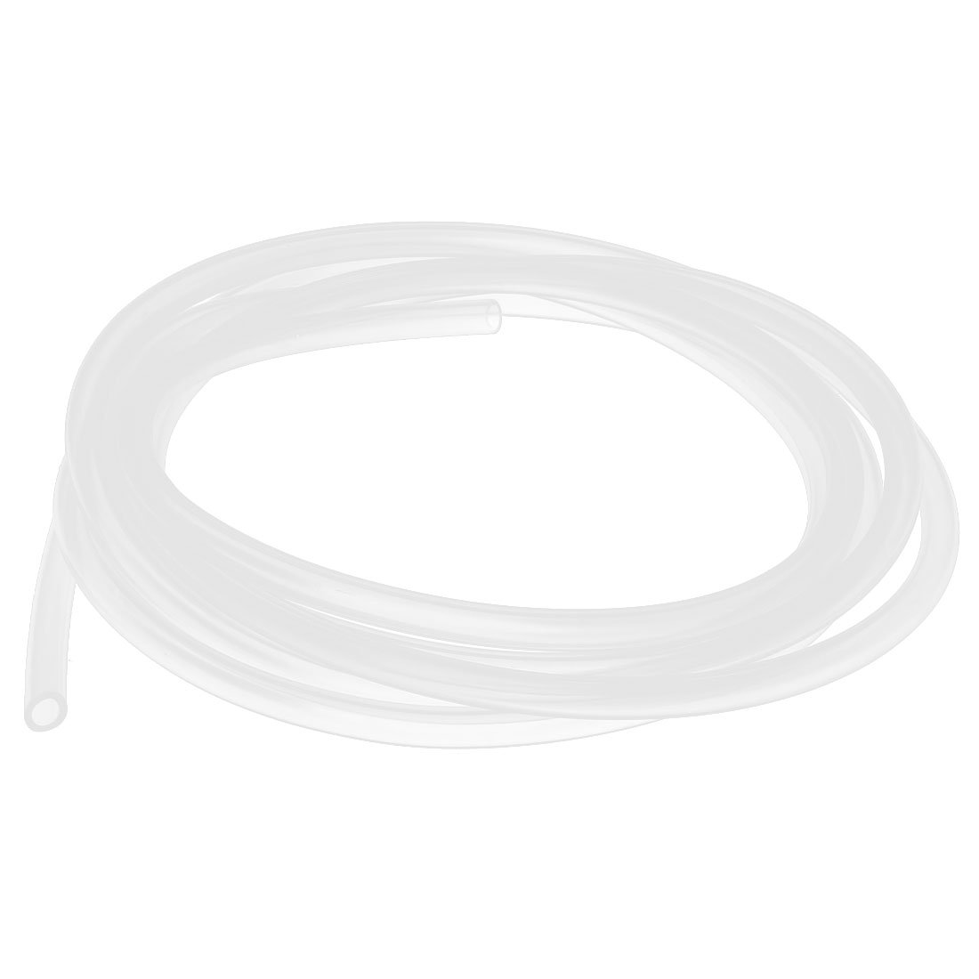 sourcing map 4mm x 6mm Silicone Vacuum Translucent Tube Beer Water Air Pump Hose Pipe 2 Meter Long