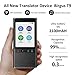 Language Translator Device with Camera Translation Bluetooth Earphones Connection 2.8 Inch Screen Support 106 Languages
