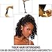 FASHION IDOL Afro Kinkys Bulk Human Hair for Dreadlock Extensions Loc Repair Braiding Twist Tight Afro Kinky Human Hair for Loc 3 Packs 150 Gram Wine Red 12 Inches 5.3 Oz
