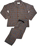 B O P J - Mens Long Sleeve Flannel Pajamas