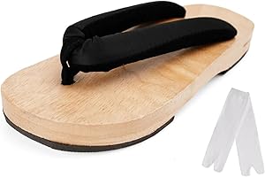 Cutey May Japanese Wooden Clogs Geta Slippers
