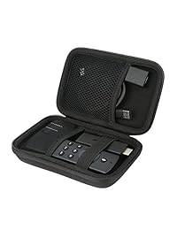 Khanka estuche de viaje para   Fire TV Stick voz Contoller remoto   Negro