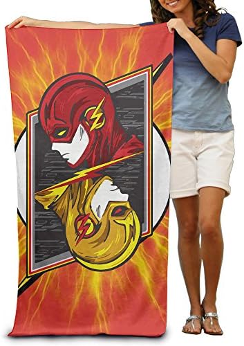 QiBePlo Flash Opposing Forces The Super Hero Beach Towel Bath Towel One Size 80cm*130cm