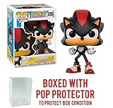 Funko Pop Games: Sonic the Hedgehog - Shadow Vinyl Collectible Toy + Pop Protector