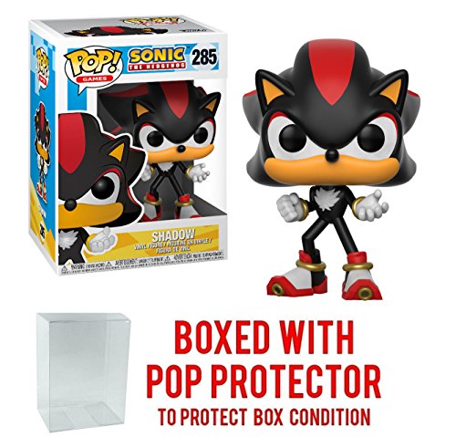 Funko Pop Games: Sonic the Hedgehog - Shadow Vinyl Collectible Toy + Pop Protector