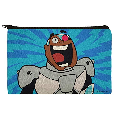 Teen-Titans-Go-Cyborg-Makeup-Cosmetic-Bag-Organizer-Pouch