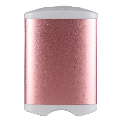 Pilot Electronics CA-10001P Pink 5200 mAH Power Bank and Heat Pack