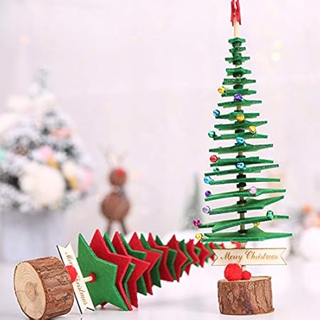 5 Pc Fai Da Te Mini Albero Di Natale Da Tavolo Albero Di