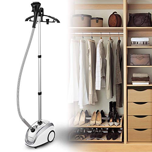 PurSteam - 2019 Official Partner of Fashion - Full Size Steamer for Clothes, Garments, Fabric - Professional Heavy Duty - 4 Steam Levels Producing Perfect Continuous Steam - Thumbnail 3