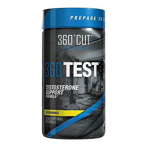 360CUT 360TEST - 360TEST Testosterone Booster Supplement, Boost Muscle Growth, Sex Drive, Stamina and Energy.  D- Apartic Acid, Maca, Long Jack, and Other Male Performance Enhancers