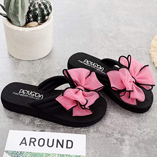 Womens New School Sandal-Women Roman Sandals Bohemian Square Heel Casual Summer Beach Shoes Teresamoon Black - Thumbnail 4