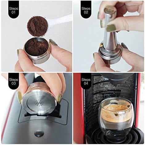 delifoods-delivery.ch Filtro de cápsulas de café rellenable de acero  inoxidable compatible con cafetera Delta Q/cafetera ankunlunbai Filtros de  café Filtros y repuestos para cafeteras