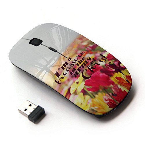KOOLmouse [ Optical 2.4G Wireless Mouse ] [ Jesus Christ Flowers God Christian ]