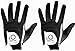 FINGER TEN Men's Golf Glove Rain Grip Pair Both Hand or 2 Pack Left Right Hand, Hot Wet Weather No Sweat, Black Gray Green, Fit Size Small Medium Large XL