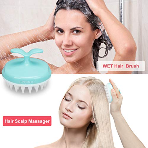 Hair Scalp Massager Shampoo Brush, 3Pack Upgraded Wet and Dry Massager