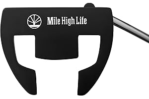 Mile High Life | Men’s Golf Putter w Premium Grip | Right Handed Putters w Aim Line | Entry Level Golfer Putter | Value Alternative to Major Brands